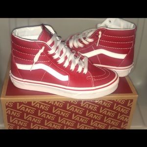 Sk8-Hi Vans (Red)